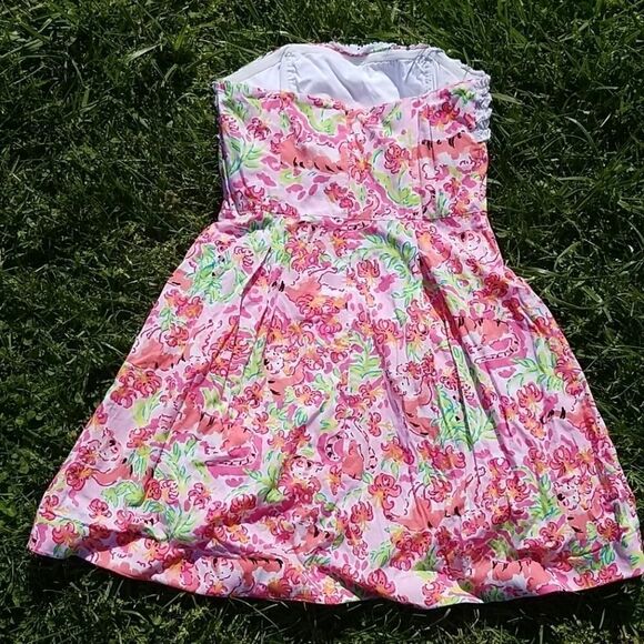 Lilly Pulitzer Ferra Call Me Kitty sleevel… - Picture 7 of 8